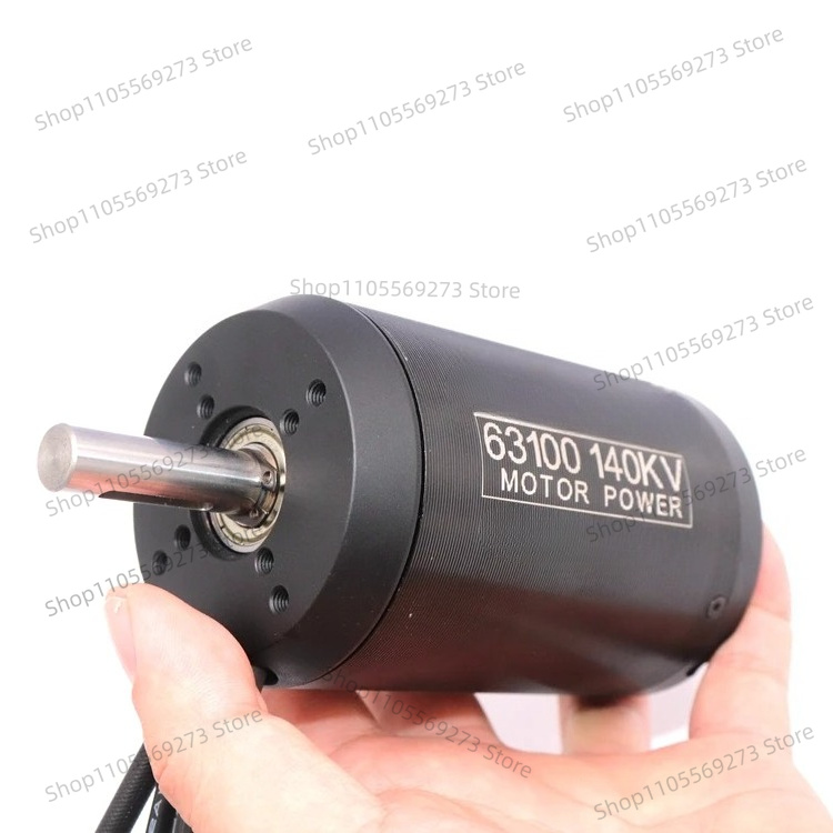 63100 Brushless Motor 140Kv - 63100 140kv 190kv 5000W çift göbekli