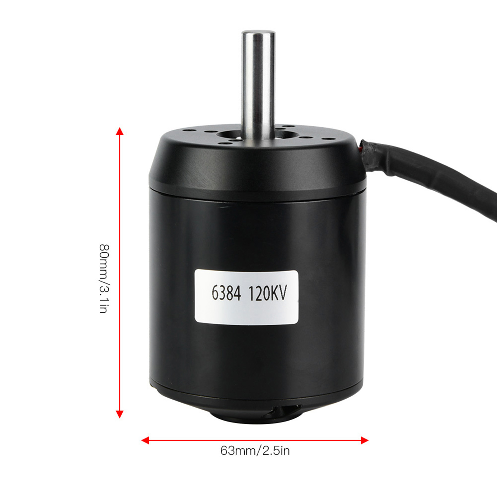 6384 120KV BLDC Outrunner Fırç - 6384 Brushless Motor Sensored incelemesi ve fiyatı