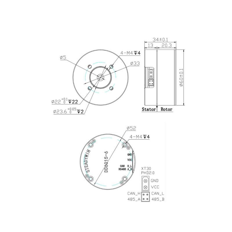 Pan/tilt, yük dengeleyici, rob - Direct Drive Servo Motor Robotics incelemesi ve fiyatı